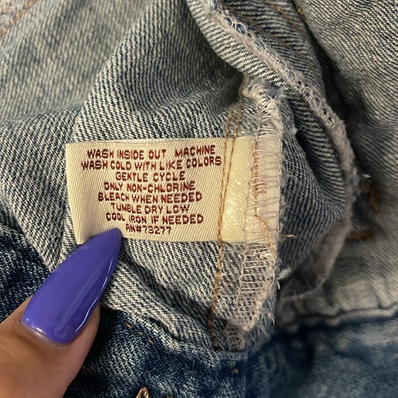 Mudd Distressed Jean Jacket Size M - Picture 4 of 8